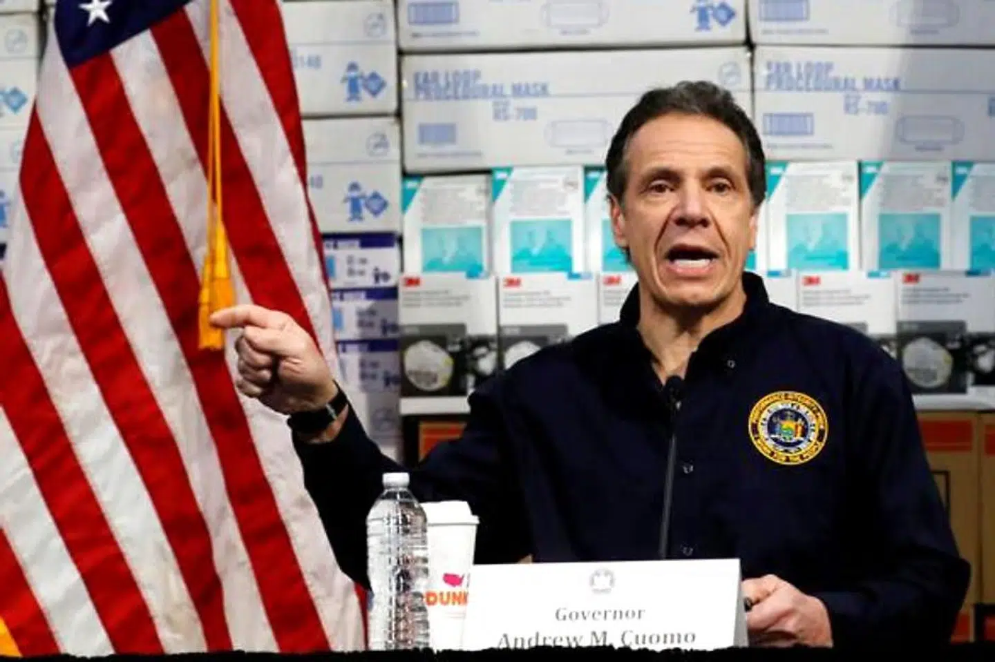USA's nye politiske helt, New Yorks guvernør Andrew Cuomo.