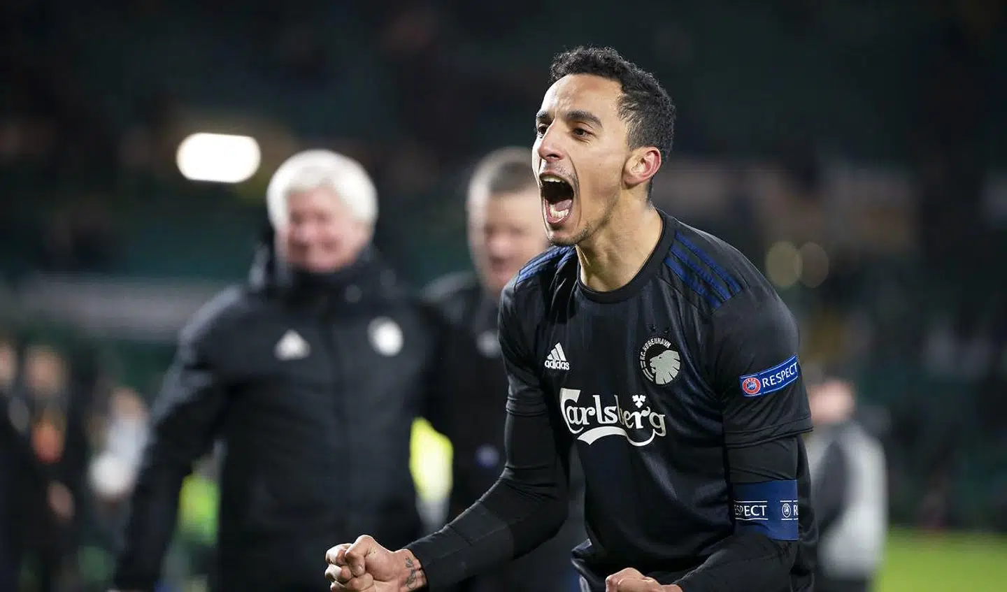 Carlos Zeca efter Europa League-kampen mod Celtic.