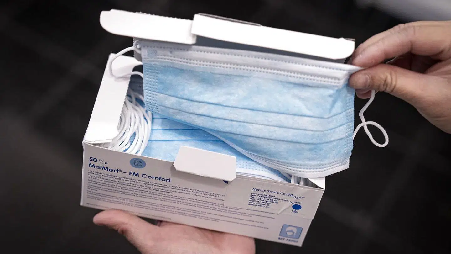 Mundbind, såkaldte FFP2-masker.