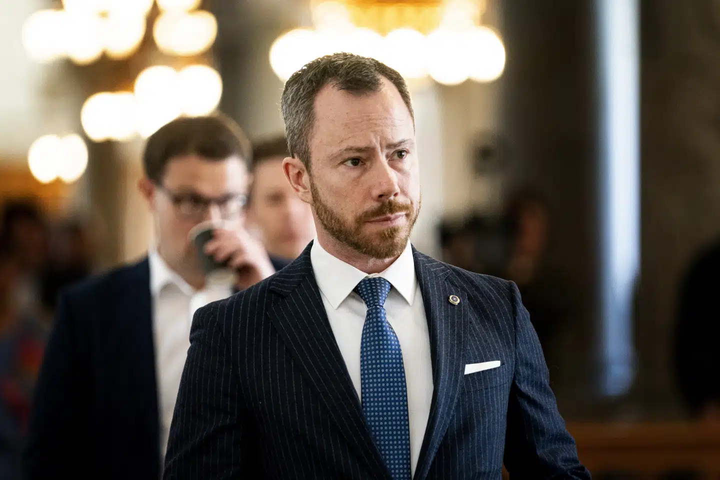 Venstre-formand Jakob Ellemann-Jensen opfordrer regeringen til forhandlinger om en ny hjælpepakke målrettet de danske virksomheder. (Arkivfoto) Ida Guldbæk Arentsen/Ritzau Scanpix