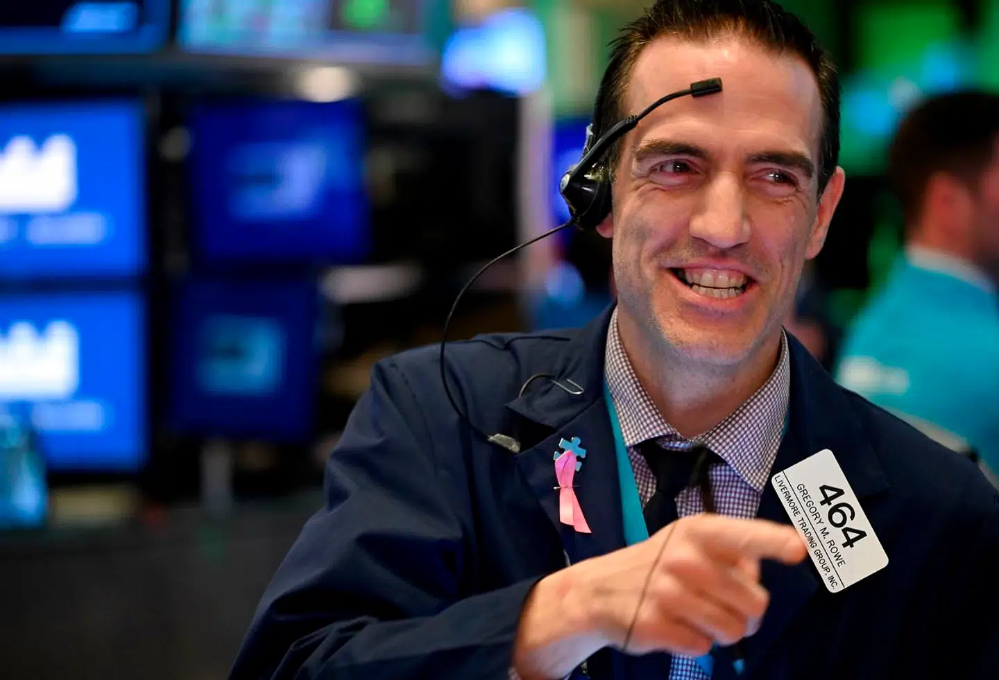 Optimisme. Aktiemarkederne på Wall Street rettede sig efter Trumps enorme hjælpepakke til amerikansk økonomi.