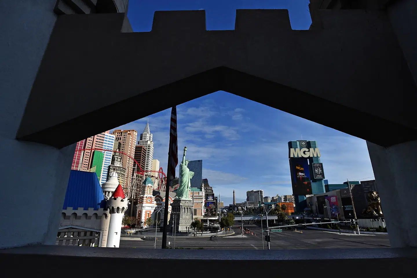 Det er altid højsæson i spillebyen Las Vegas. Men intet er, som det plejer i USA.