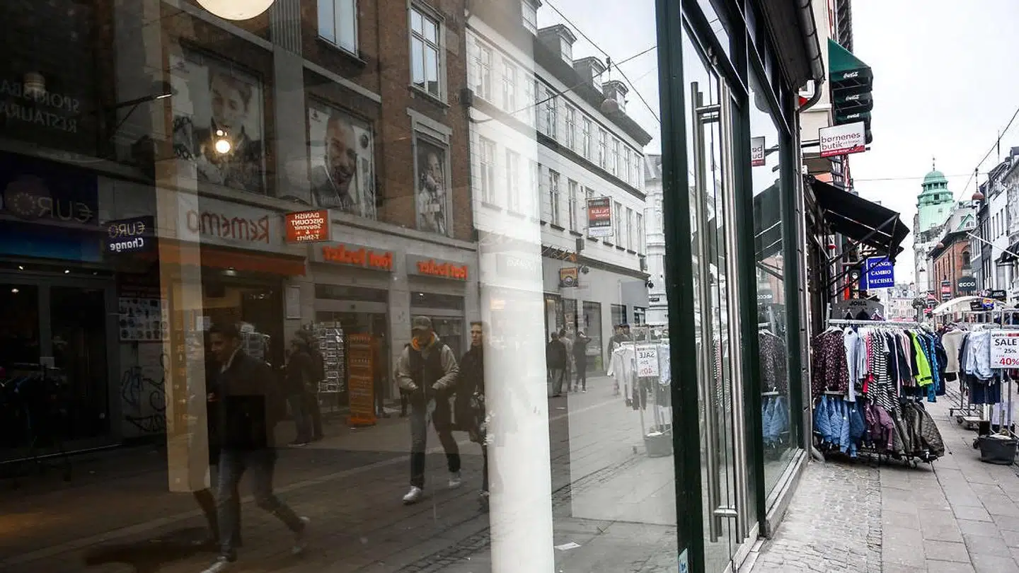Butiksdøden har også ramt andre steder end i Gentofte. Her er det en lukket butik på Strøget i København.