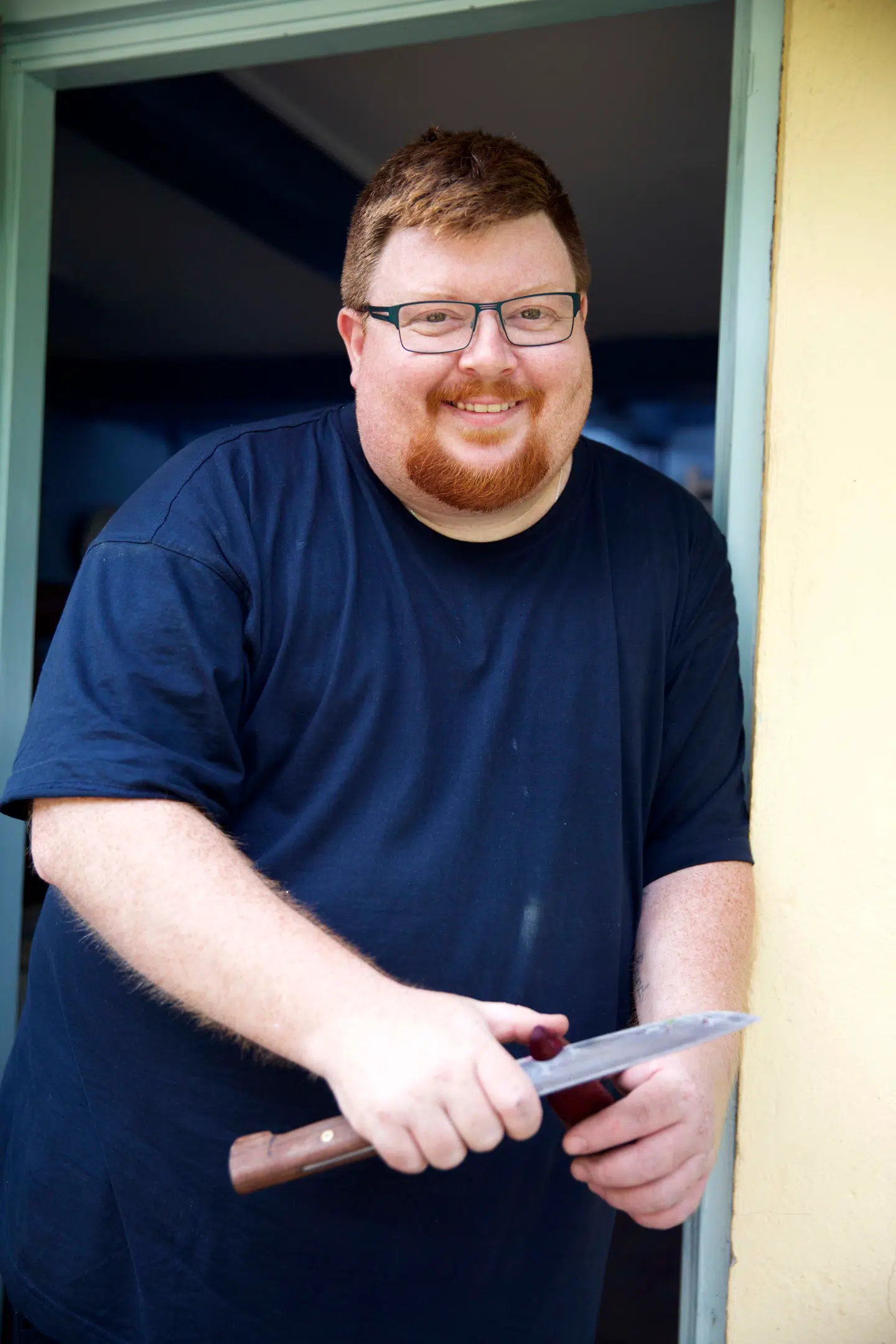 Dan, 36 år, Nørresundby, samlevende og tre børn, arbejder som kok. (Foto: Lotta Lemche/TV 2)