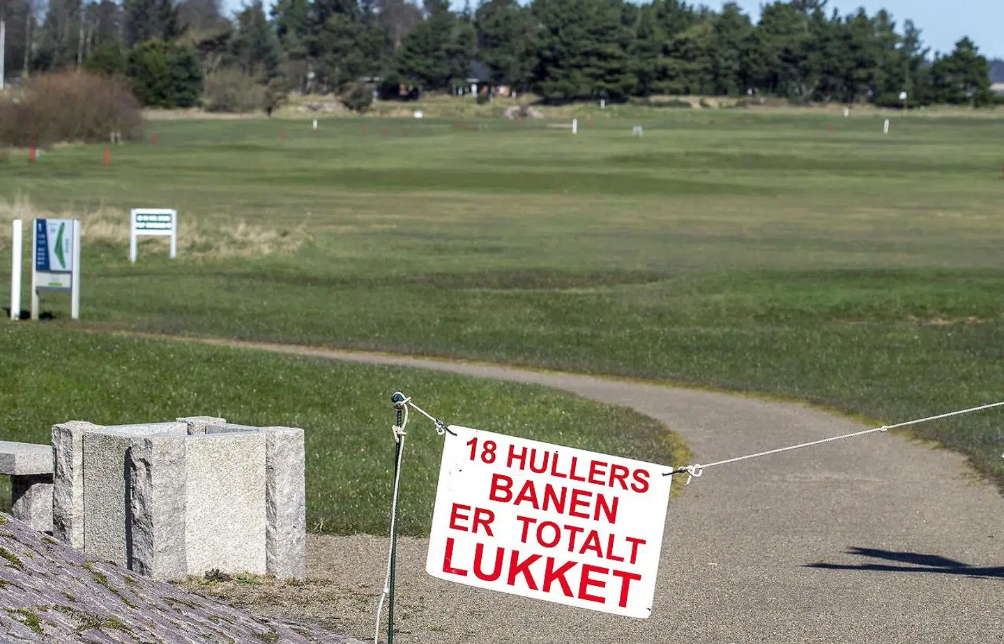 Blåvandshuk Golfbane er lukket på grund af frygten for coronavirus.