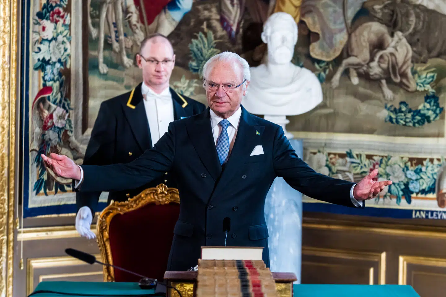 Den svenske konge holdt onsdag aften tale til sit folk.