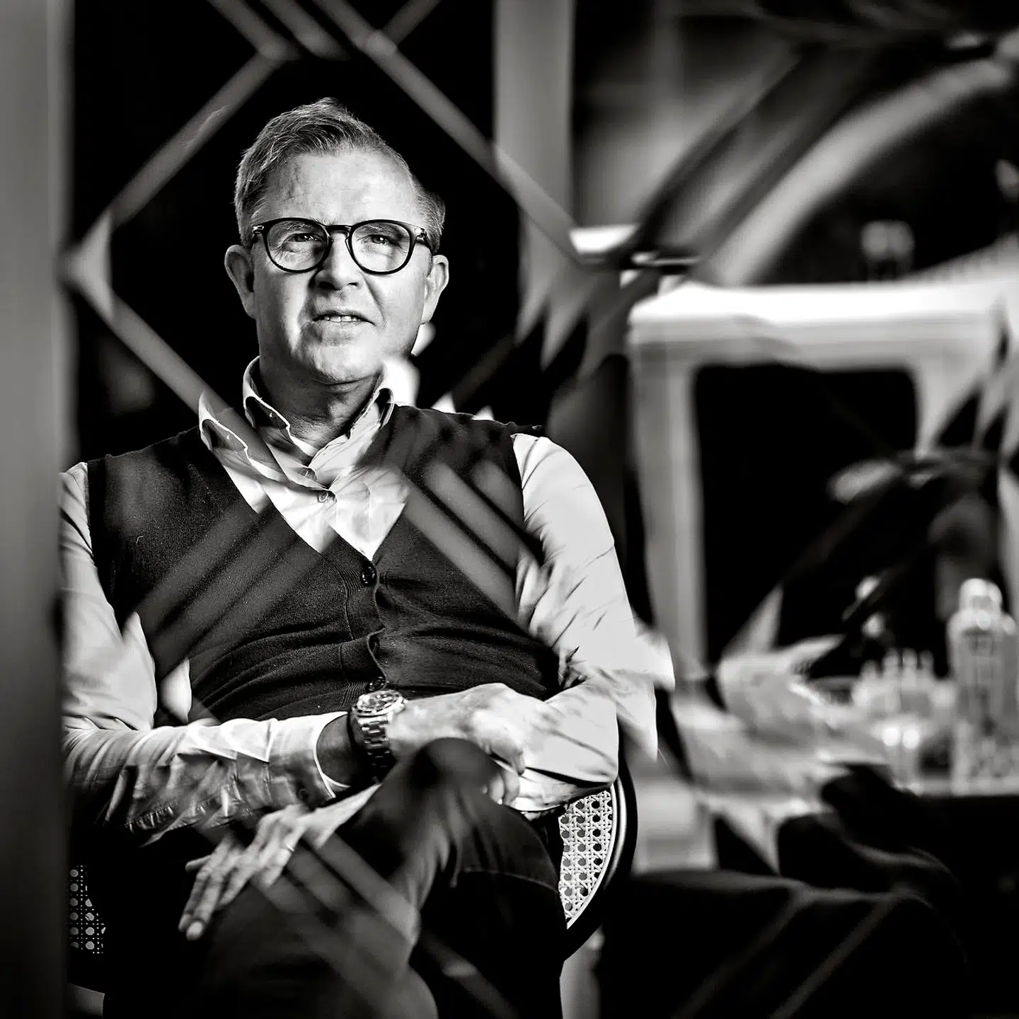 Rolf Sørensen, cykelkommentator og tidligere professionel cykelrytter. Han er Danmarks mest vindende cykelrytter nogensinde med 53 sejre i sine i alt 17 sæsoner som cykelrytter.