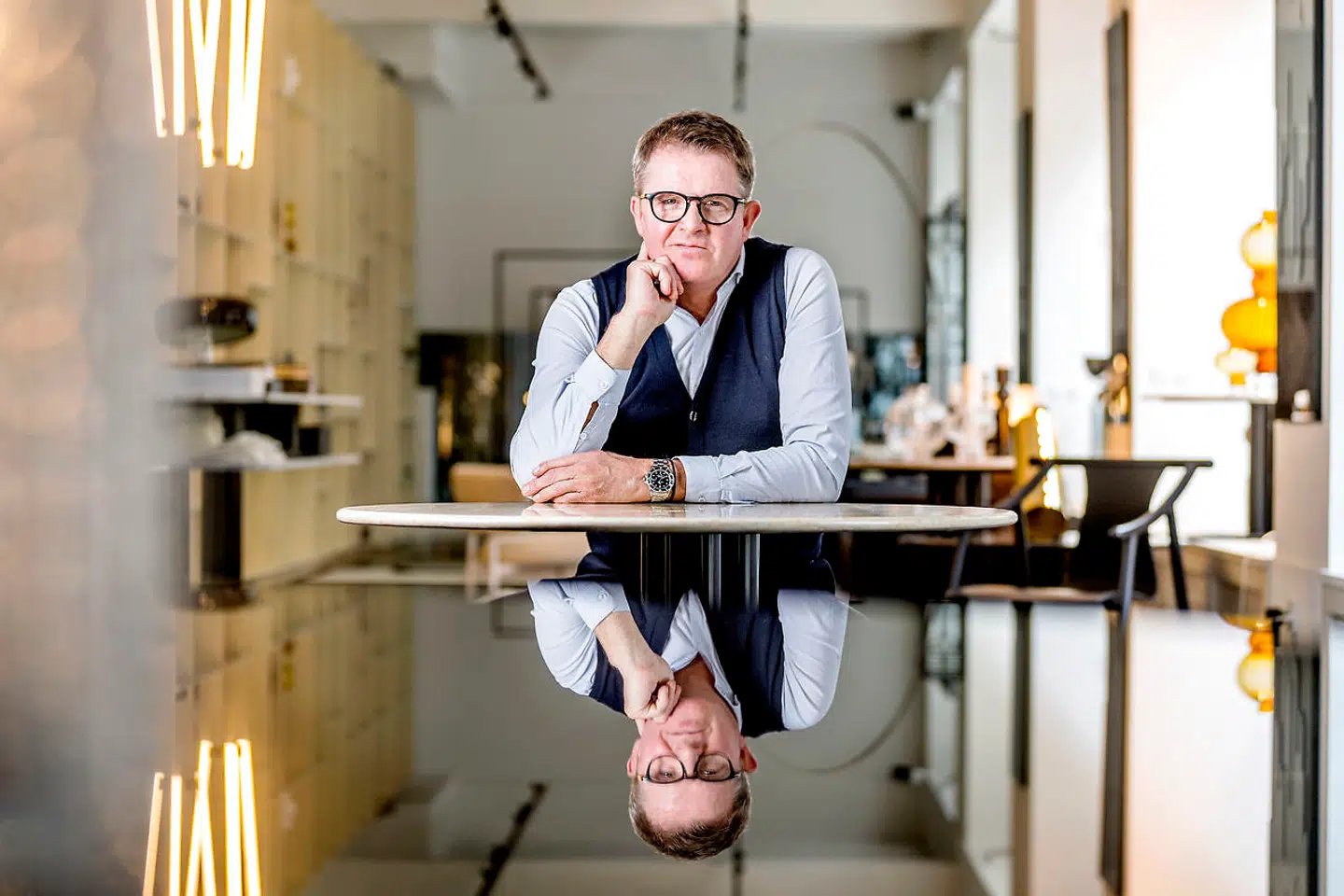 Rolf Sørensen, cykelkommentator og tidligere professionel cykelrytter. Han er Danmarks mest vindende cykelrytter nogensinde med 53 sejre i sine i alt 17 sæsoner som cykelrytter
