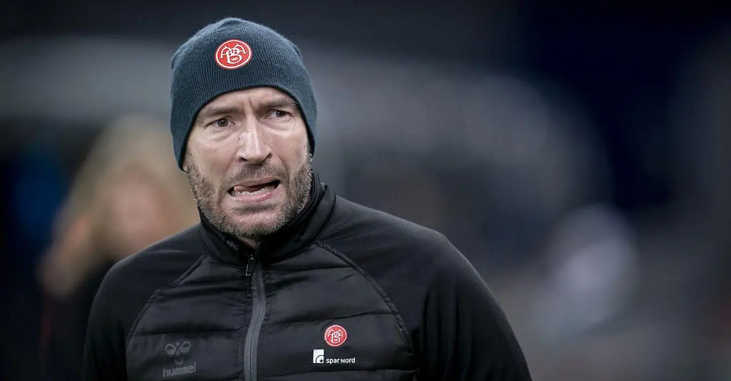 Jacob Friis, cheftræner i Superliga-klubben AaB.