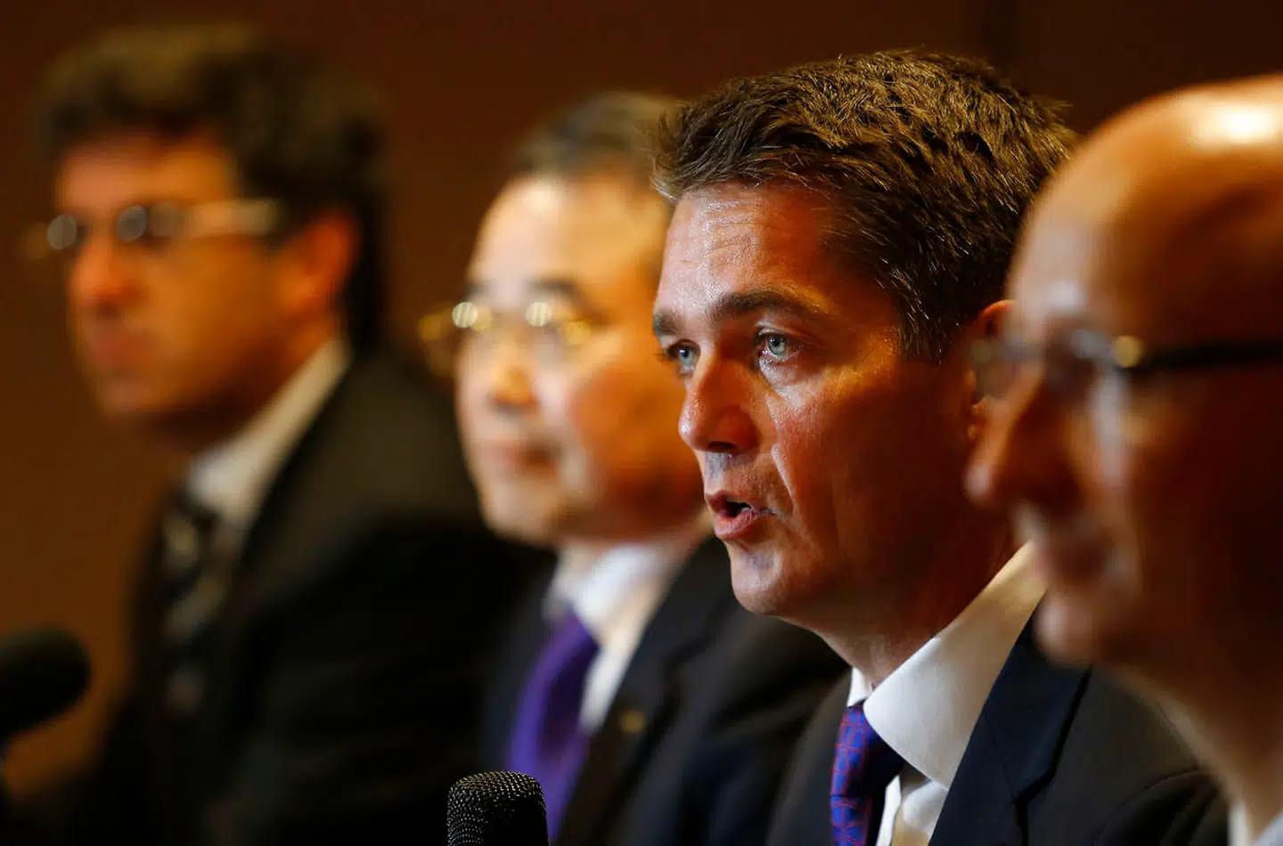 Poul-Erik Høyer, formand for bestyrelsen i det internationale badmintonforbund. Ligesom kronprins Frederik er han repræsentant for IOC i Danmark.