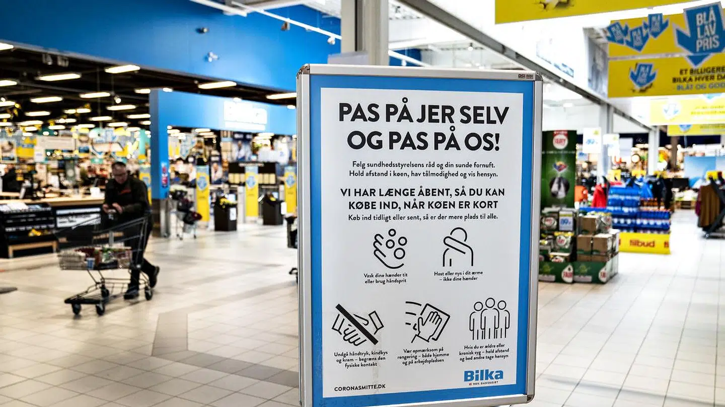 Alle storcentre holder lukke fra og med onsdag formiddag på grund af corona-krisen. Her butikkerne i Aalborg Storcenter.