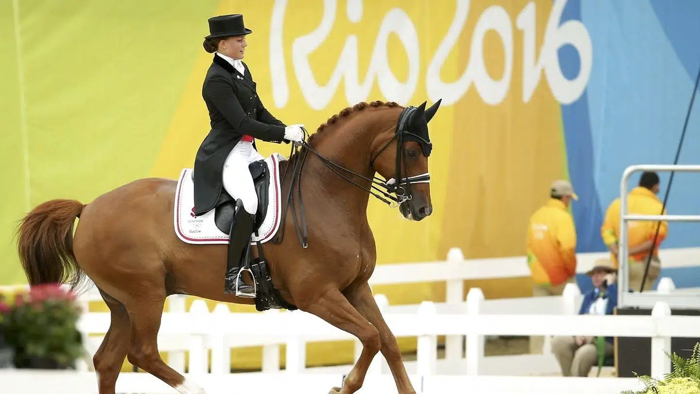 Cathrine Dufour og hesten Cassidy var med til OL i Rio i 2016.