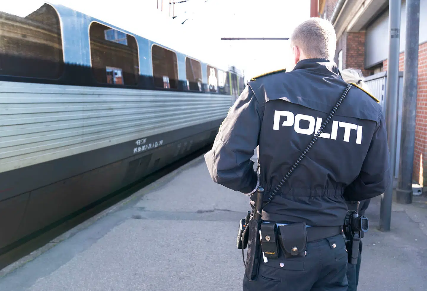 Den danske grænse ved Padborg, lørdag den 14. marts 2020.