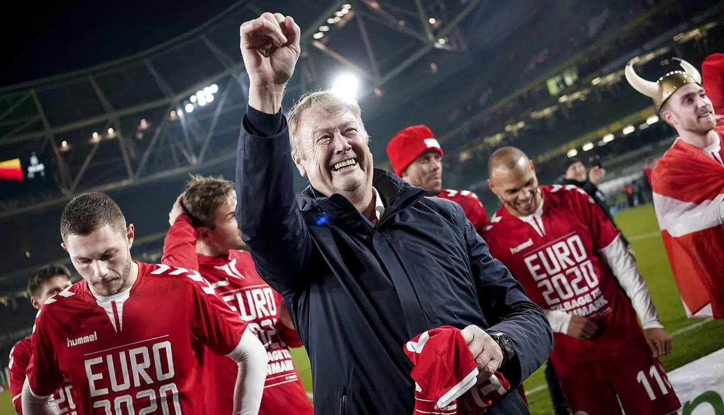 Landstræner Åge Hareide var en glad mand, da han i november kunne juble over at have kvalificeret Danmark til sommerens EM-slutrunde.