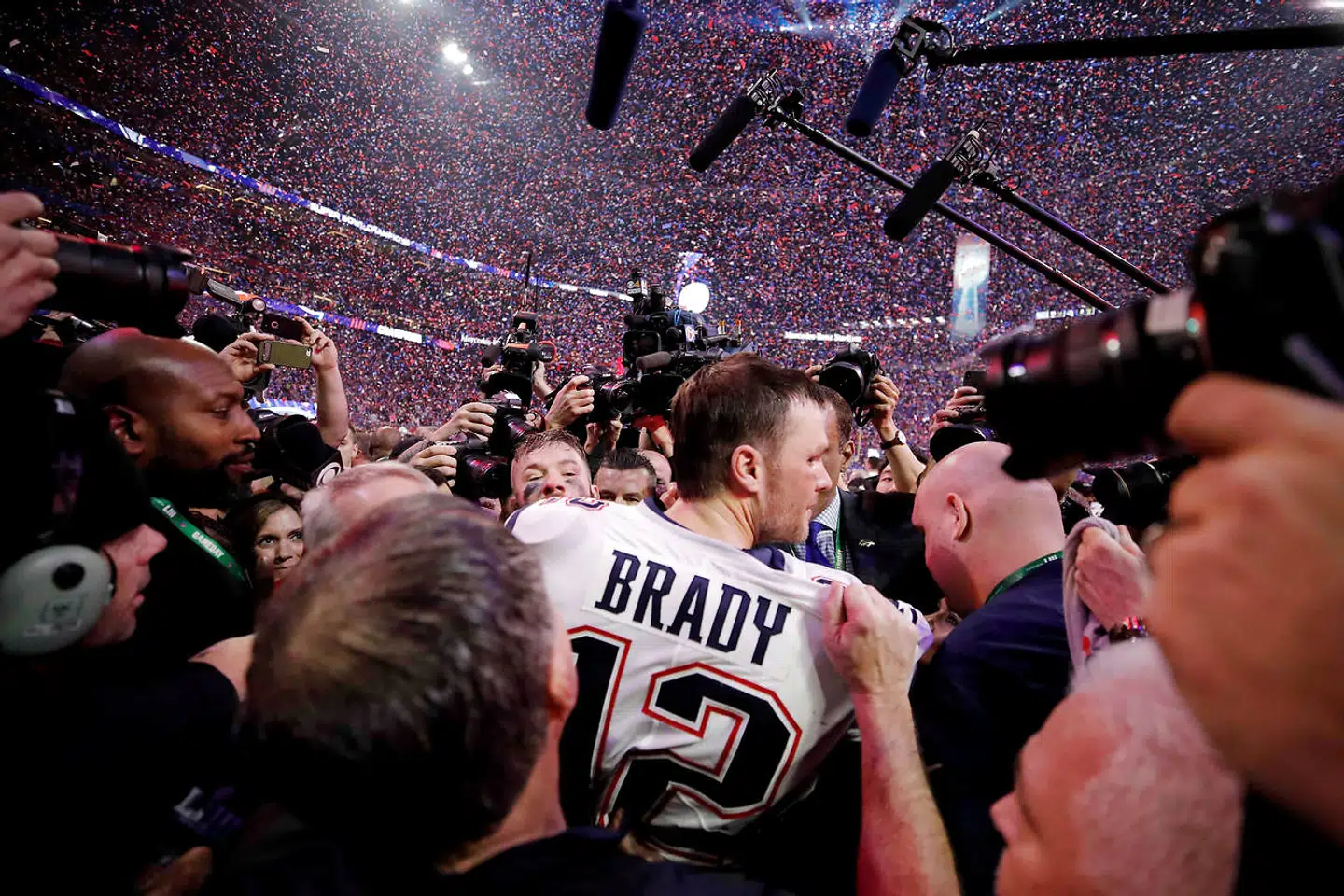 Tom Brady efter Super Bowl-triumfen i 2019.