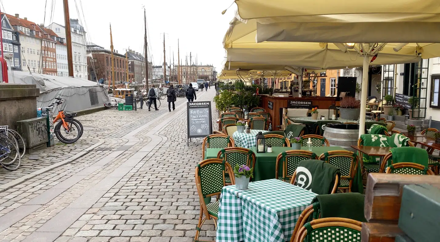 Nyhavn var tom mandag 16.03.2020