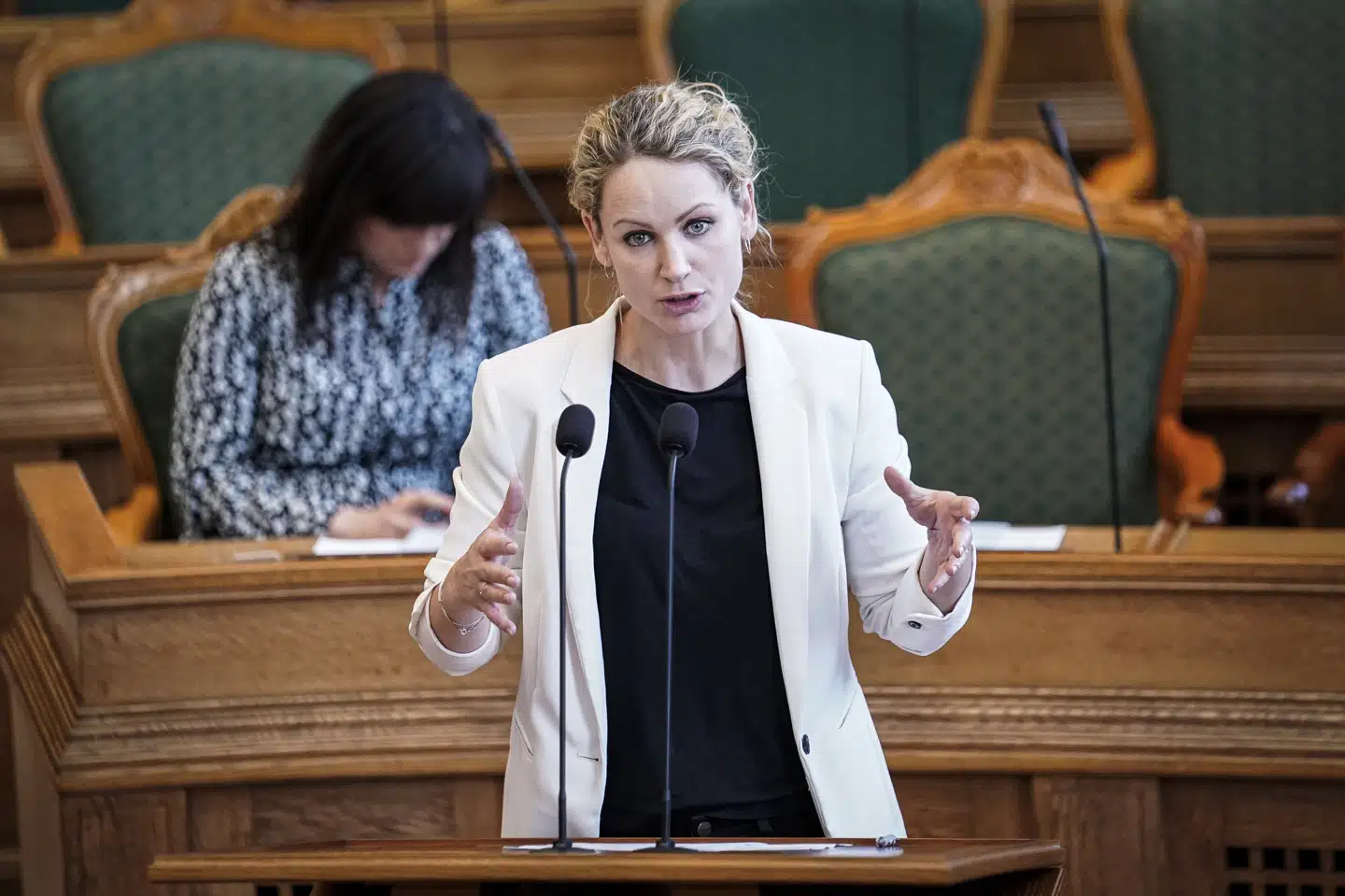 Enhedslistens politiske ordfører, Pernille Skipper, vil have en coronavirus-hjælpepakke, som fokuserer på timeansatte, vikarer, selvstændige og også har et øje på arbejdsløse. (Arkivfoto) Niels Christian Vilmann/Ritzau Scanpix