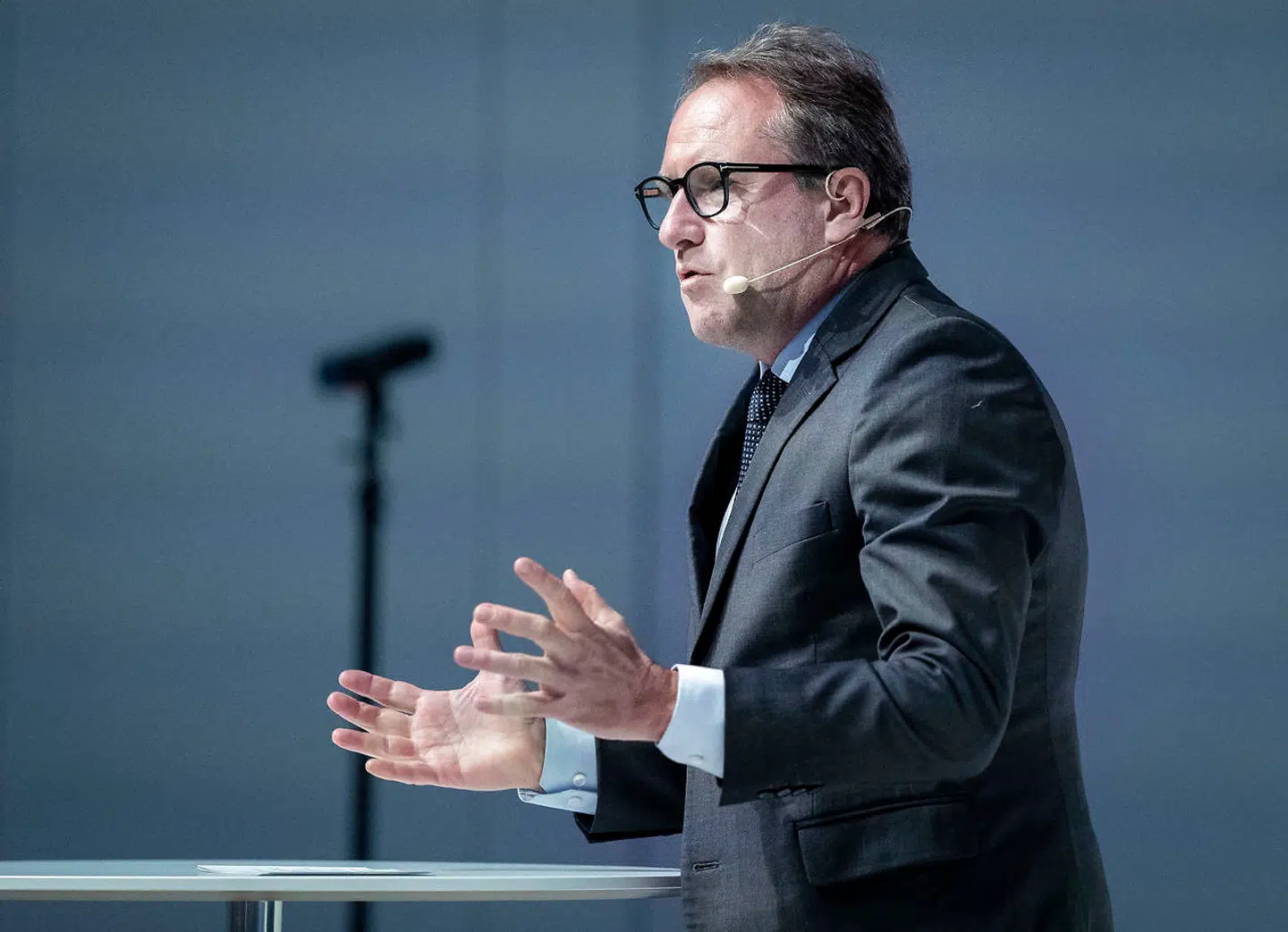 Lars Sandahl Sørensen, adm. direktør i Dansk Industri, har siden fredag forhandlet en ny trepartsaftale, der skal redde danske arbejdsplader i den omfattende coronakrise. (Foto: Liselotte Sabroe/Ritzau Scanpix)