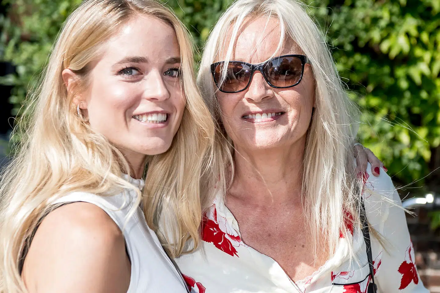 Anne og Kathrine Kjær Linnet under modeugen i 2018.