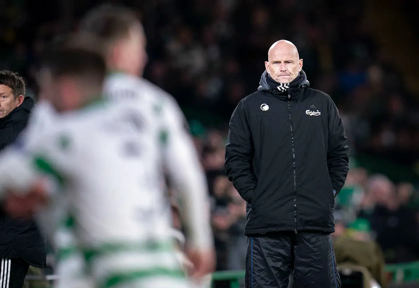 Cheftræner Ståle Solbakken under Europa League kampen mellem Celtic-FCK på Celtic Park, torsdag den 27 februar 2020. (Foto: Liselotte Sabroe/Ritzau Scanpix)