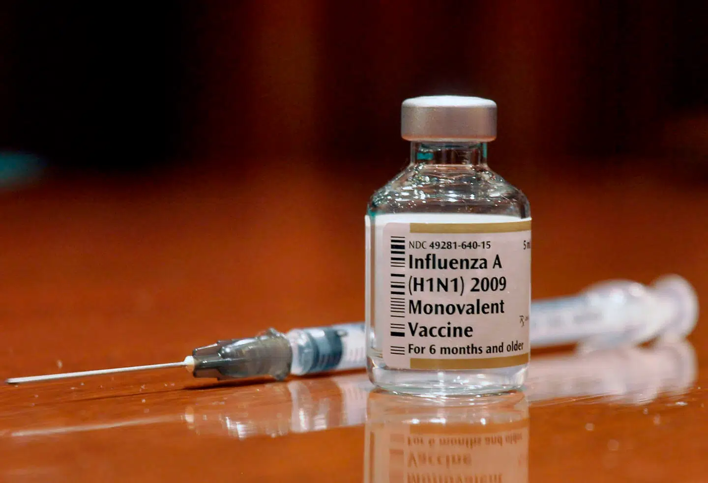 Vaccinen mod svineinfluenzaen H1N1, der blev udviklet i kølvandet på epidemien i 2009.