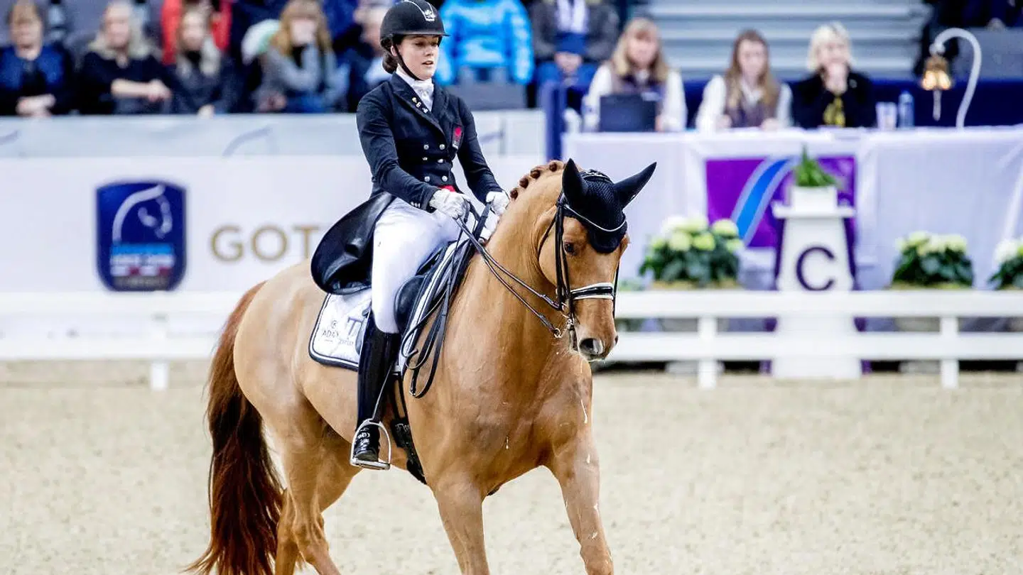 Cathrine Dufour og hesten Atterupgaards Cassidy.
