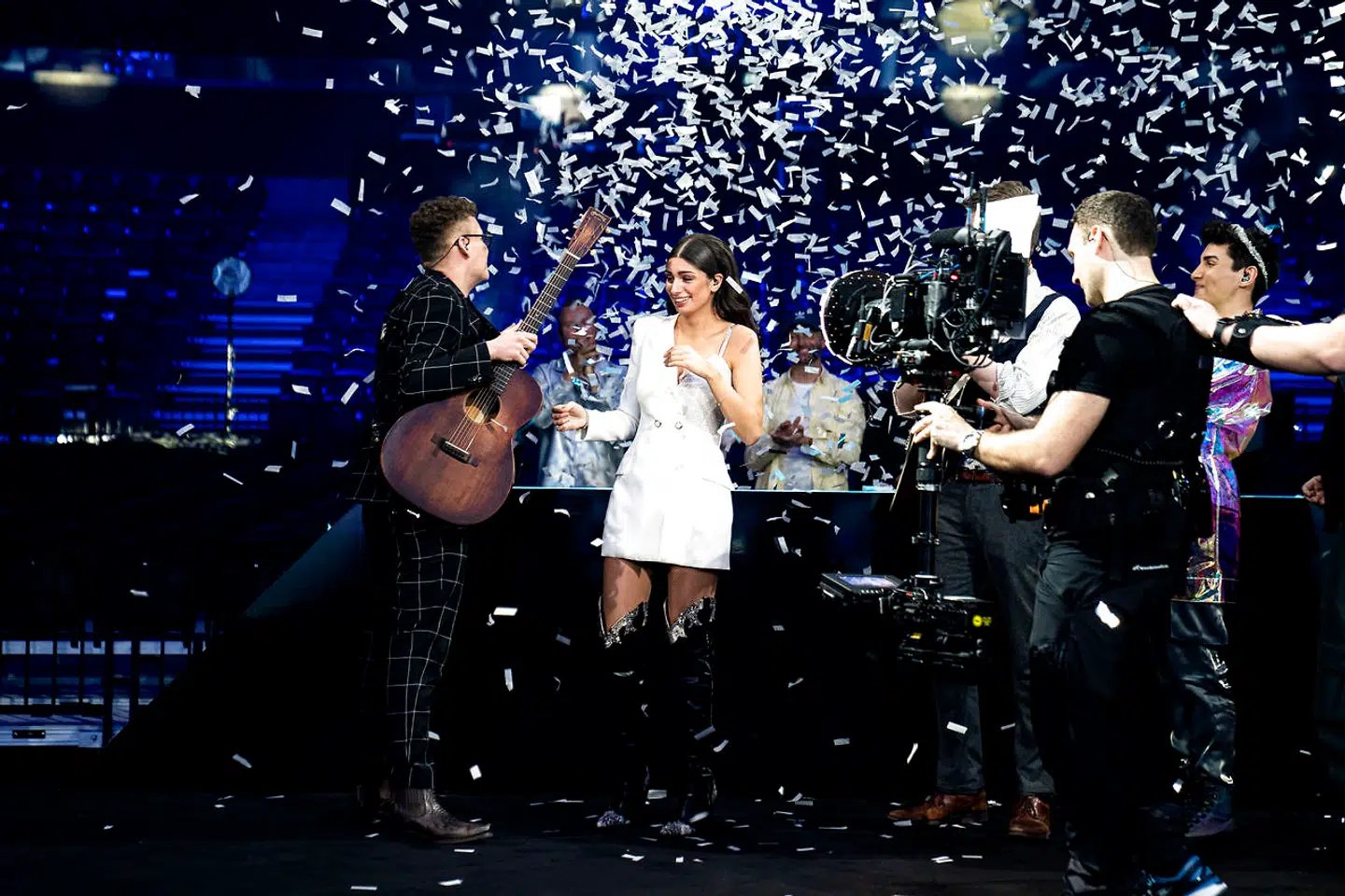 Her bliver Ben & Tan udråbt som vindere af Dansk Melodi Grand Prix 2020.