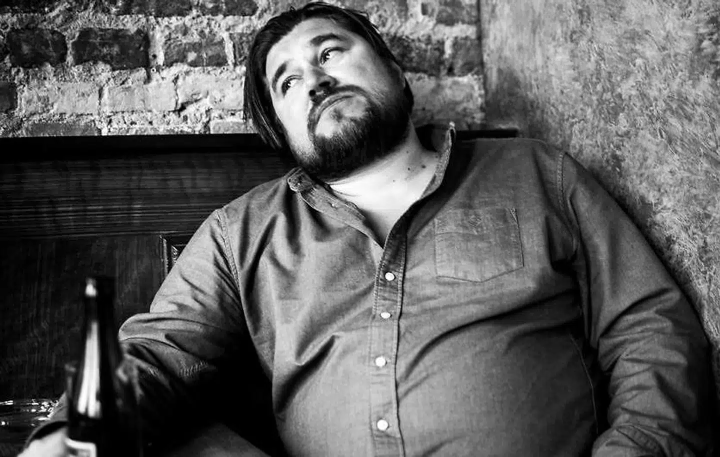 Rasmus Bjerg tog 15 kilo på til rollen som John Mogensen i Ole Bornedals 'Så længe jeg lever'.