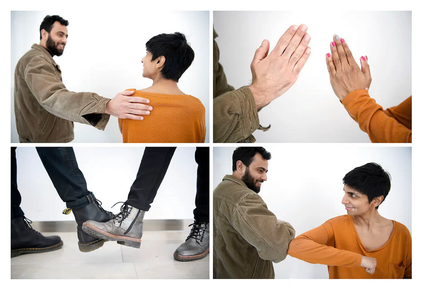 I Sverige anbefaler man, at man hilser på hinanden på den her måde.