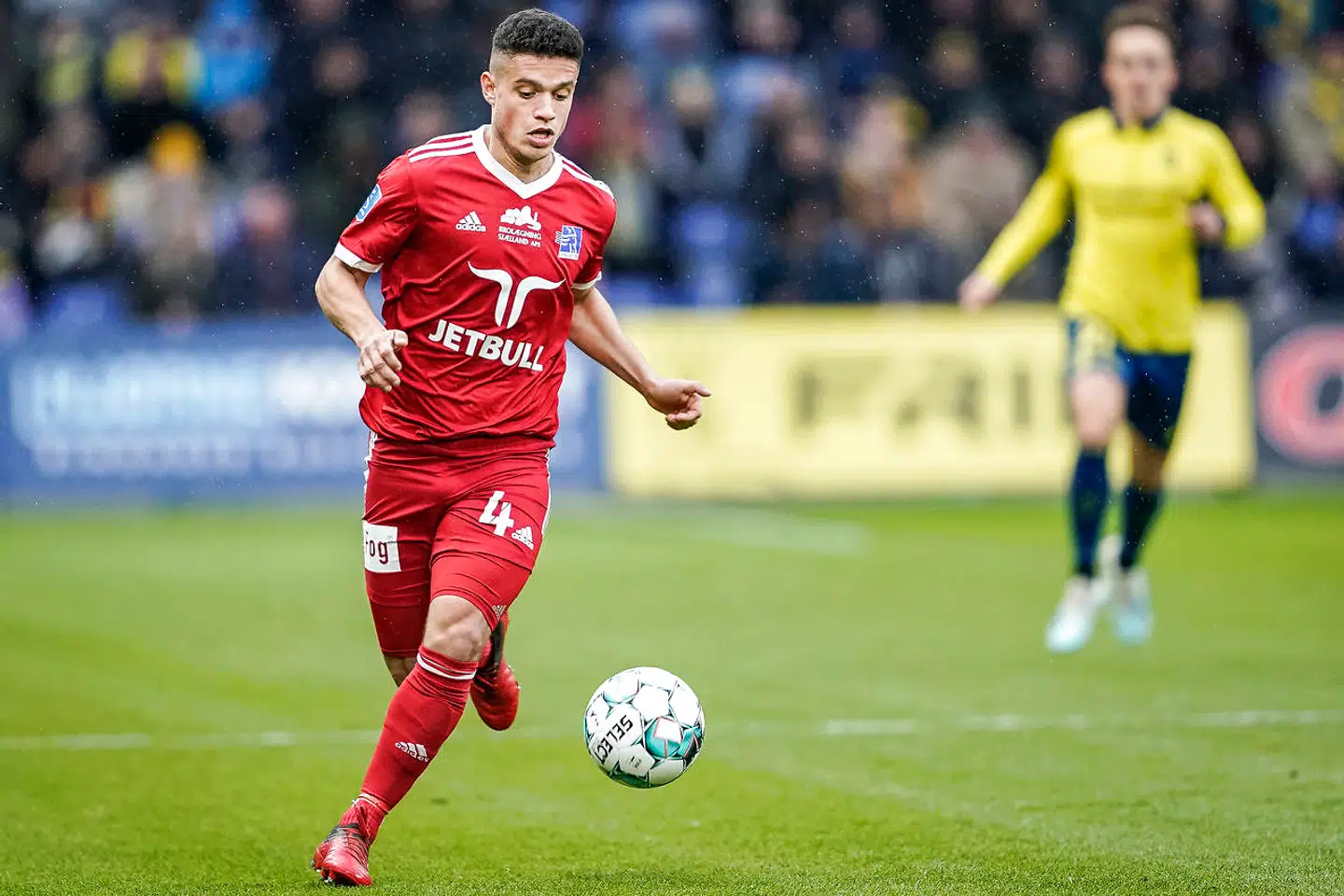 Lyngby Boldklubs Patrick da Silva under Superliga-kampen mod Brøndby.