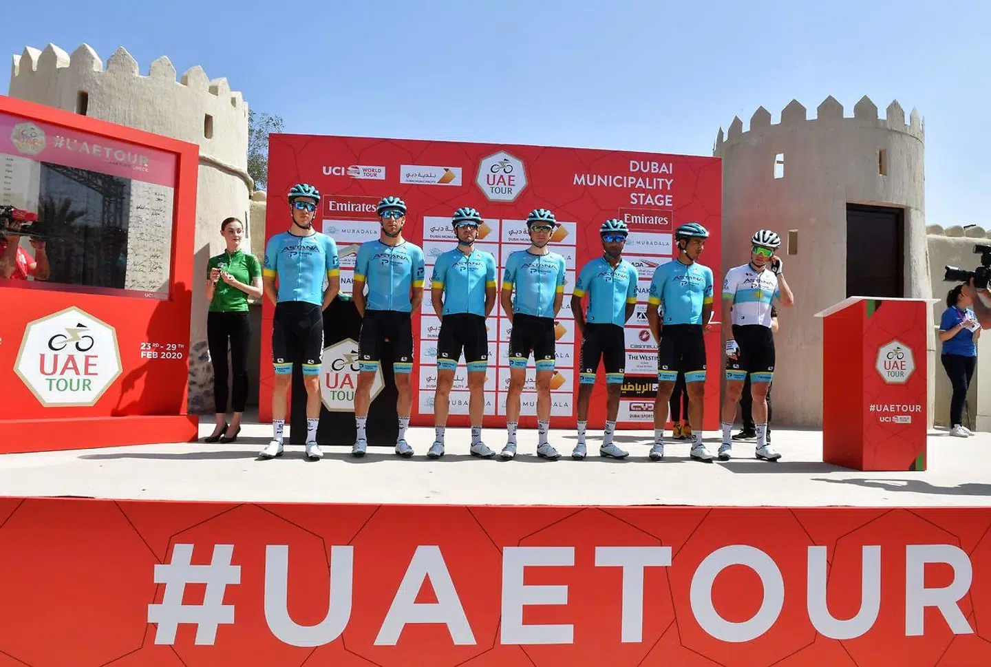 Astana ved UAE Tour.
