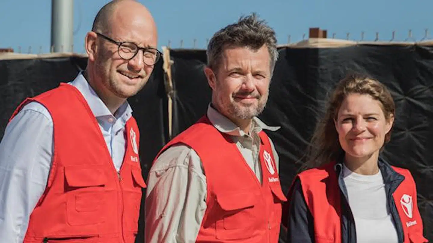 Kronprinsen er i Jordan med Johanne Schmidt Nielsen.