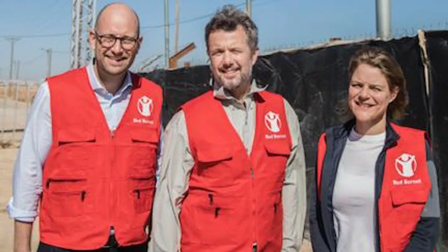 Kronprinsen er i Jordan med Johanne Schmidt Nielsen.