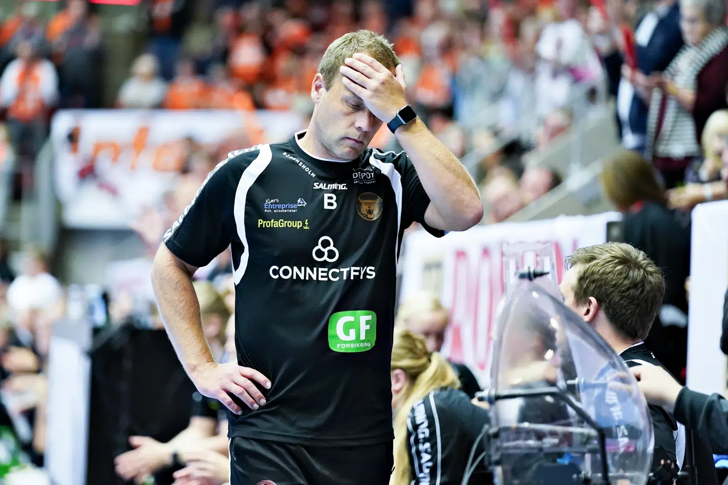 København-træner Claus Mogensen mener, at Team Esbjerg nemmere kan lokke danske topspillere til med landstræneren ved roret. Henning Bagger/Ritzau Scanpix