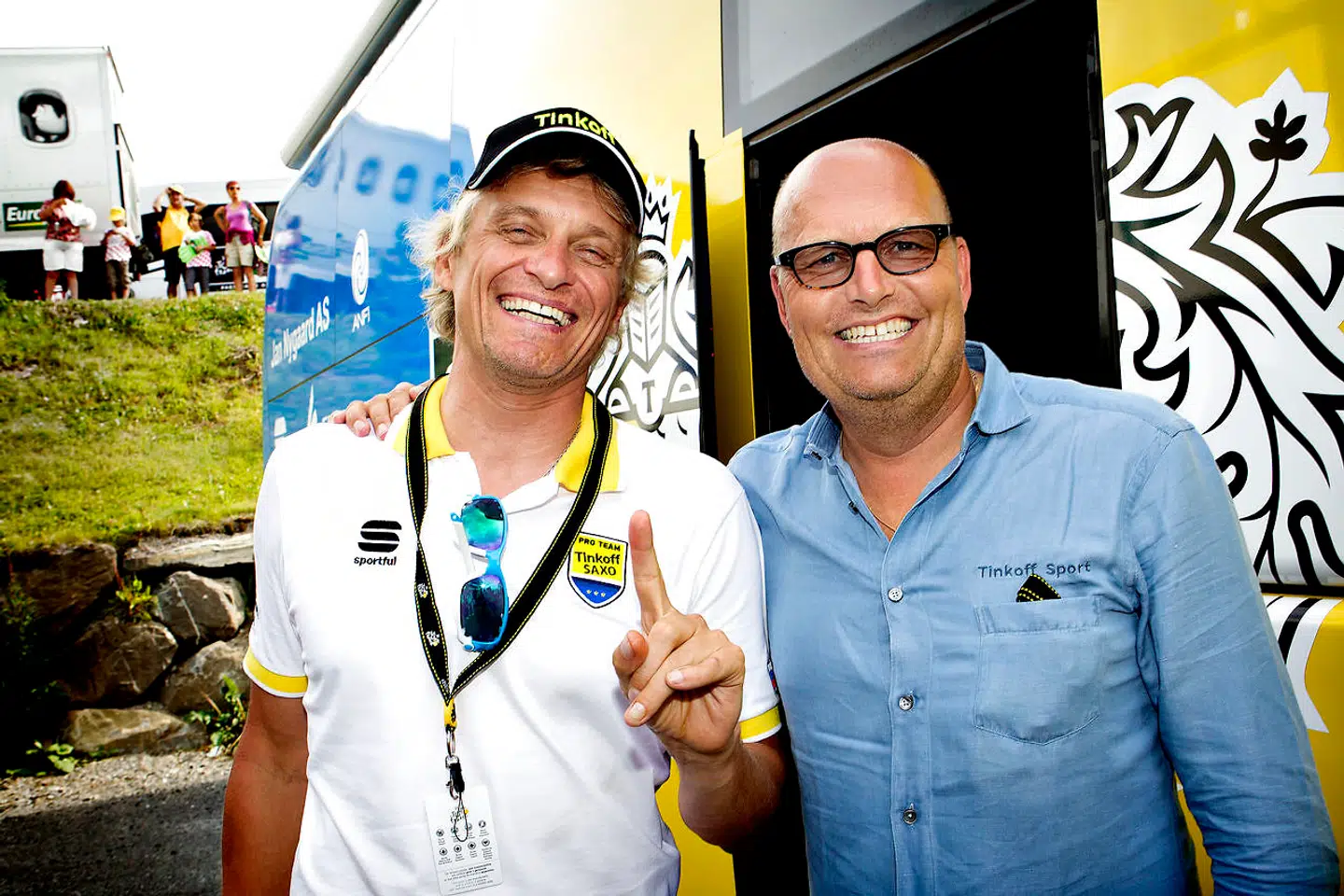 Oleg Tinkov og Bjarne Riis.