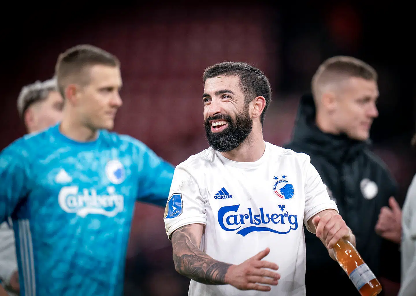 FCKs Michael Santos efter superligakampen mellem FCK-Aab i Telia Parken søndag den 1 marts 2020. (Foto: Liselotte Sabroe/Ritzau Scanpix)