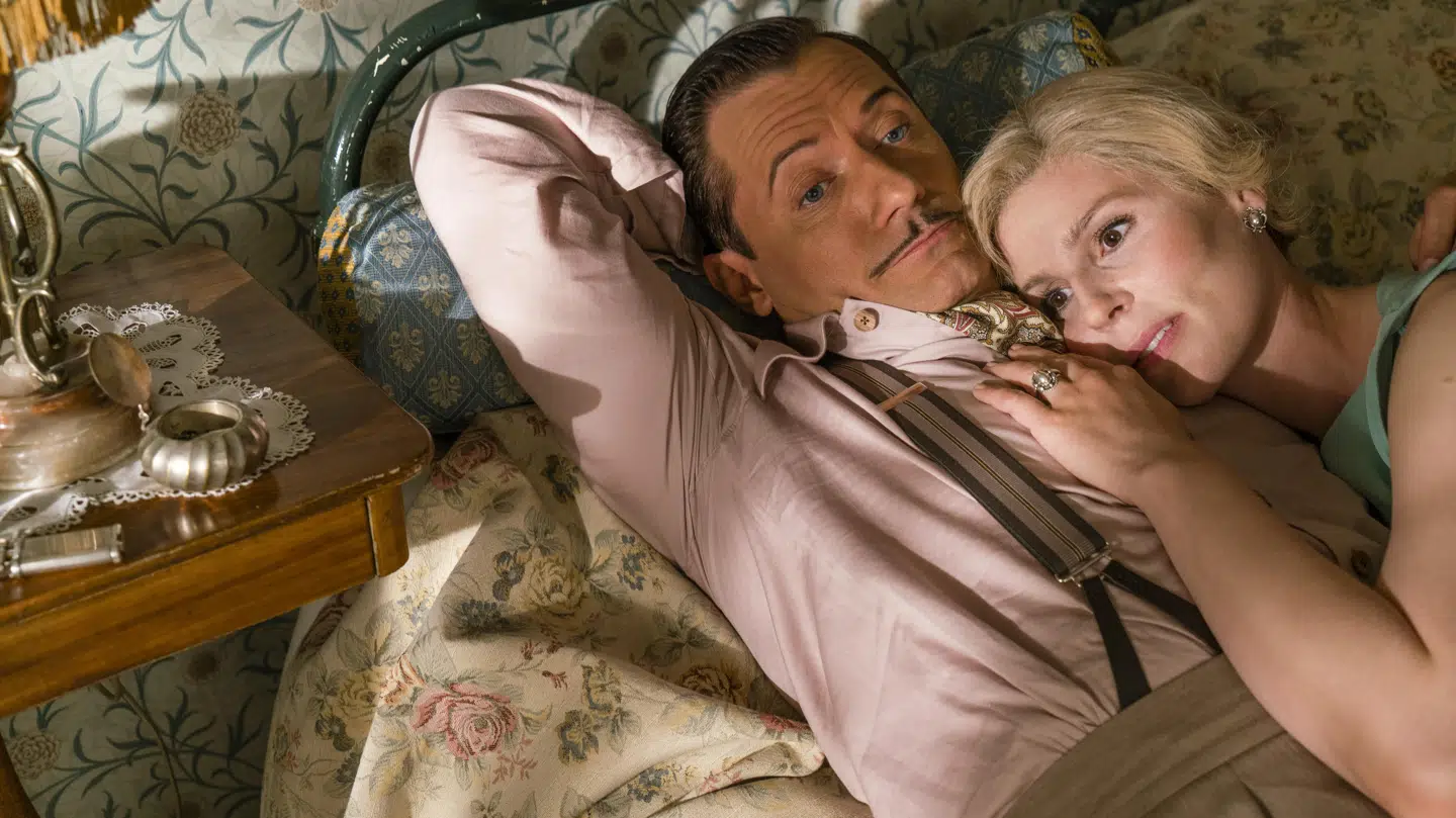 Jens Jacob Tychsen og Cecilie Stenspil som hr. og fru Weyse.