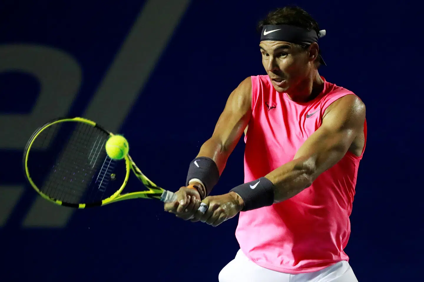 Rafael Nadal havde ikke de store problemer med at slå Grigor Dimitrov og avancere til finalen i ATP-turneringen i Acapulco. Henry Romero/Reuters