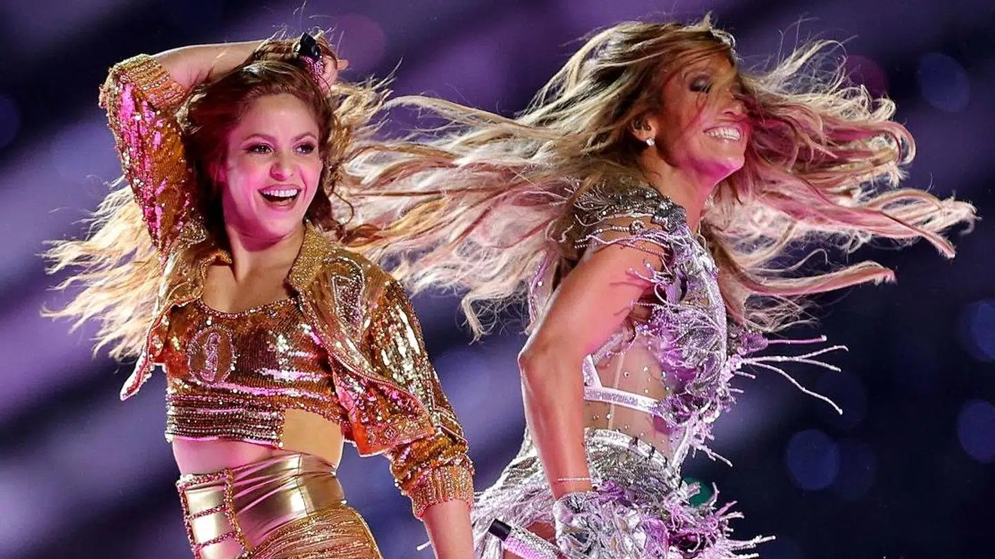 Shakira og Jennifer Lopez.