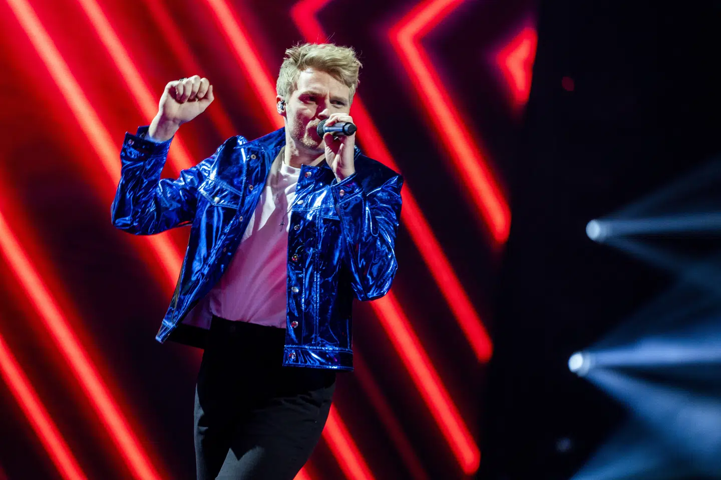 Sidste fredag røg 23-årige Nicklas Mietke ud af X Factor. Han var Oh Lands solist og endte i farezonen med Blachmans 15-årige sangerinde Mathilde Caffey. Derfor skulle Ankerstjerne træffe det hårde valg, og han besluttede altså at sende Nicklas hjem. Martin Sylvest/Ritzau Scanpix