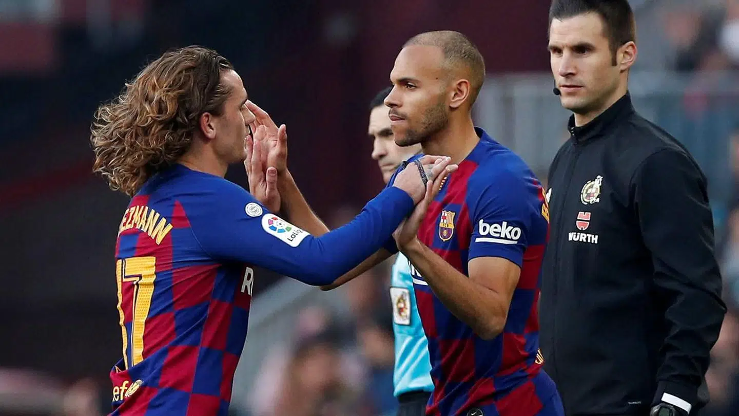 Martin Braithwaite fik debut den 22. februar mod Eibar.