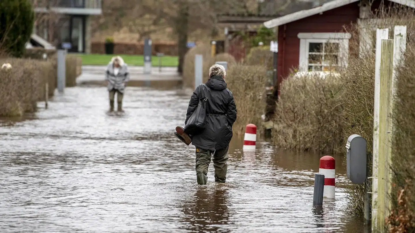 Også i Holstebro by er der problemer med forhøjet vandstand.