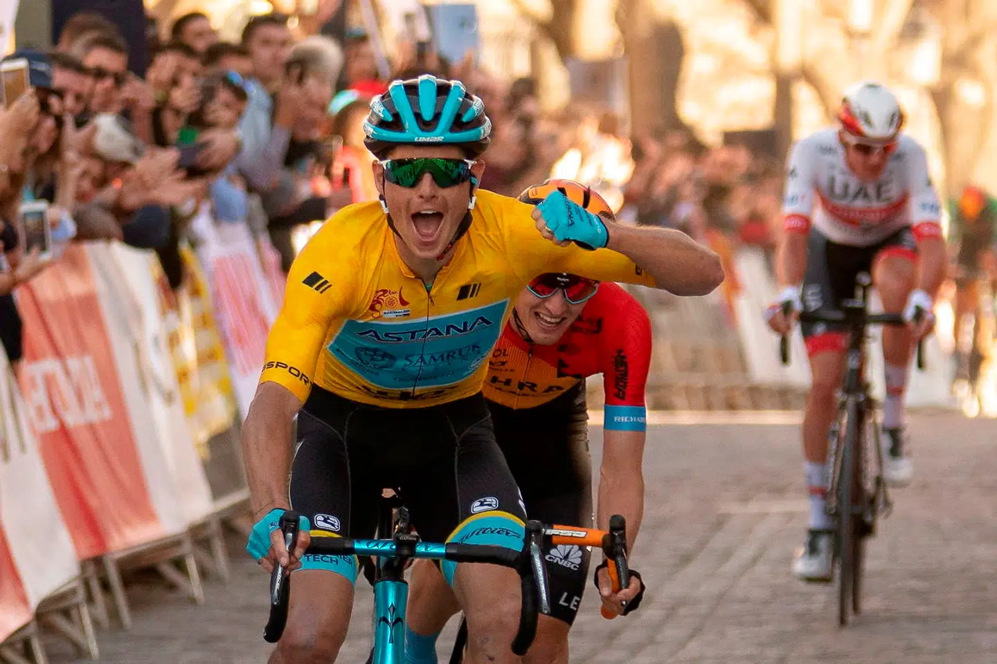 Jubel! Jakob Fuglsang vinder tredje etape af Ruta del Sol.