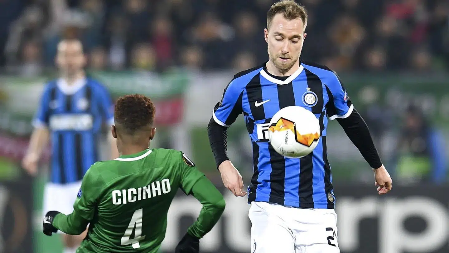 Christian Eriksen og Inter vandt den første kamp over Ludogorets med 2-0.