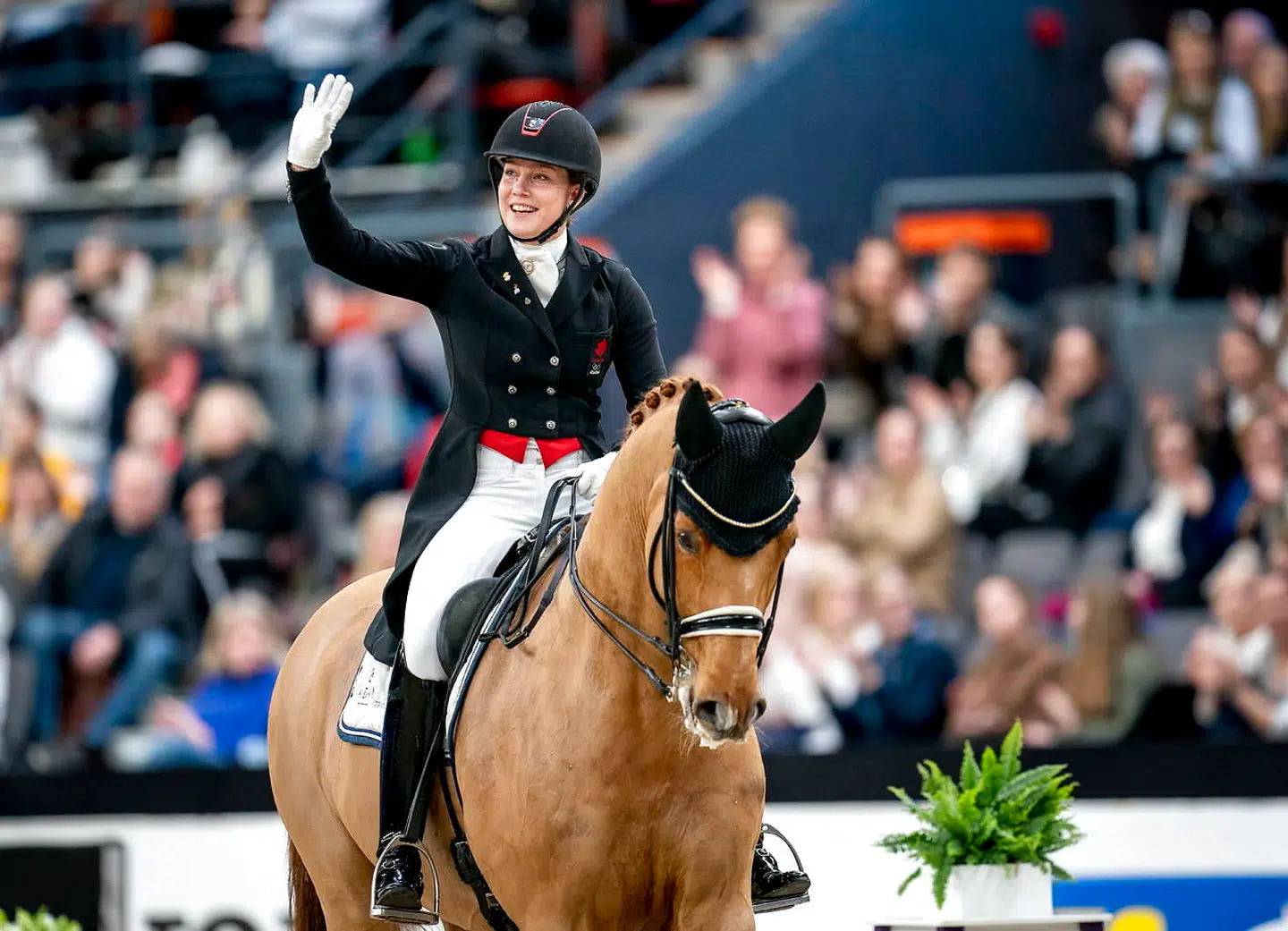 Cathrine Dufour er glad efter sin sejr i Sverige.