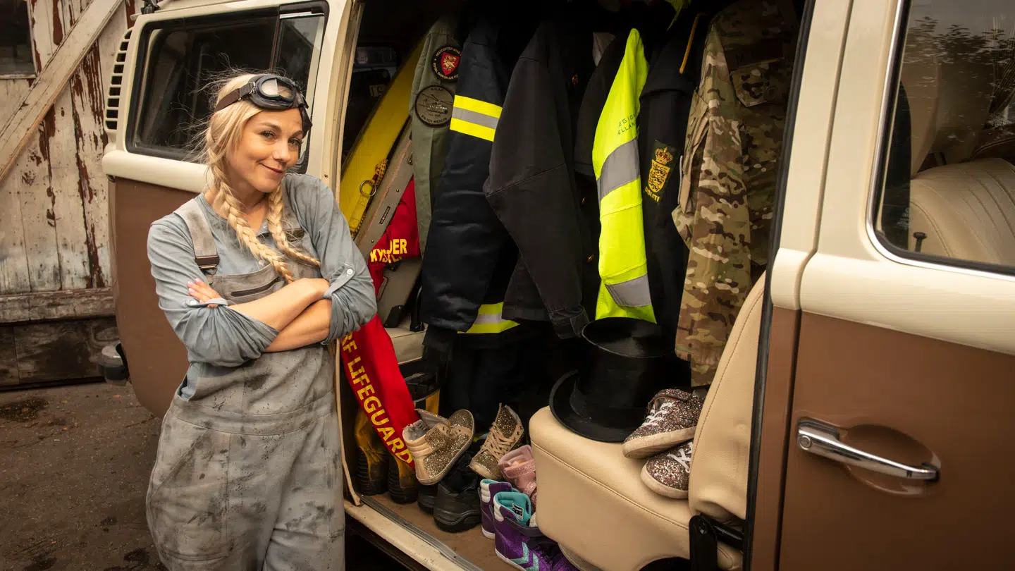 Sådan kender de fleste hende. Som Motor Mille.