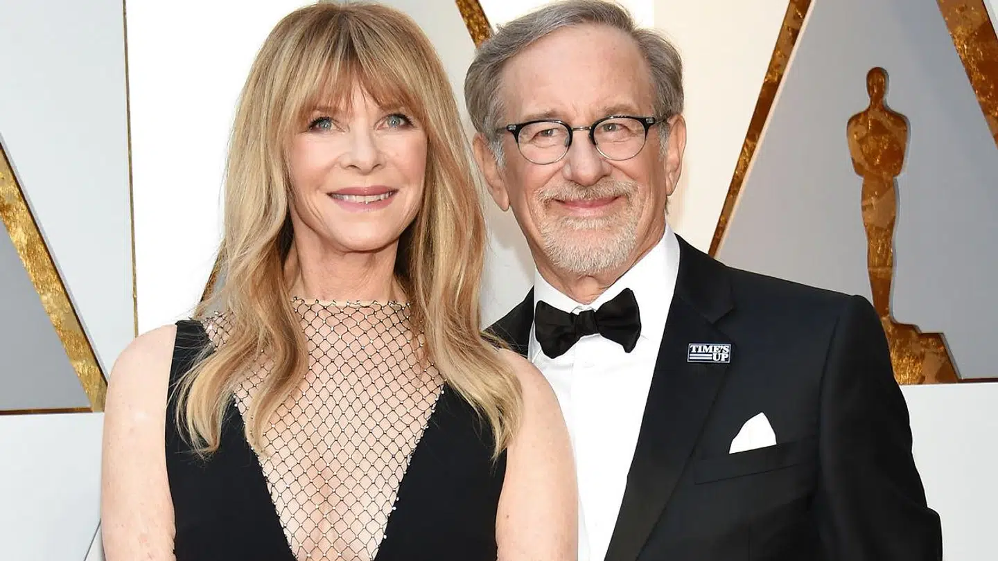 Steven Spielberg med sin kone, Kate Capshaw.