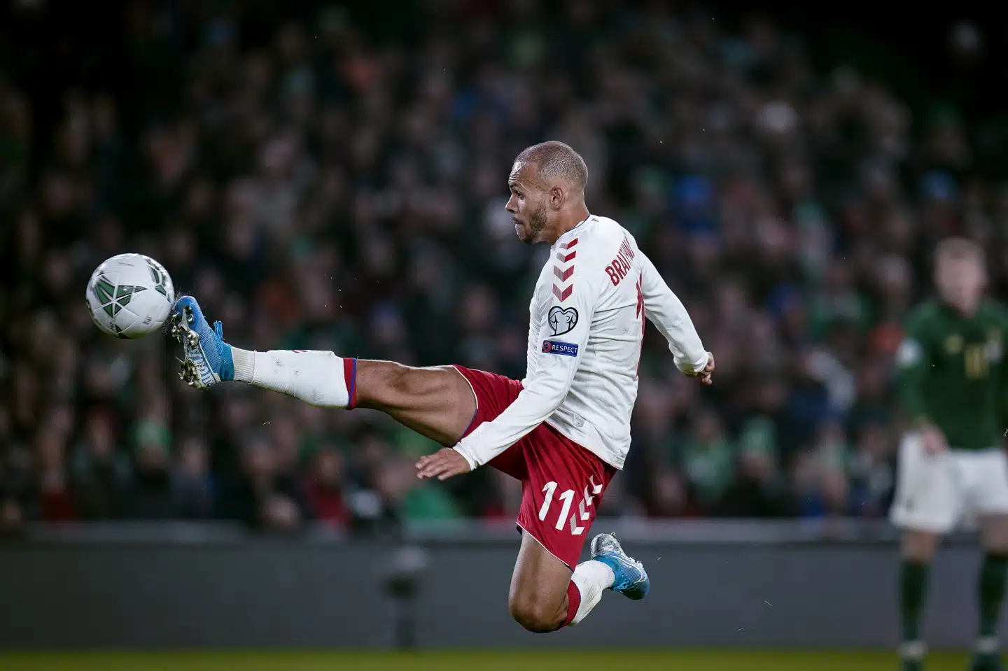 Martin Braithwaite har lavet en aftale med Barcelona. Liselotte Sabroe/Ritzau Scanpix