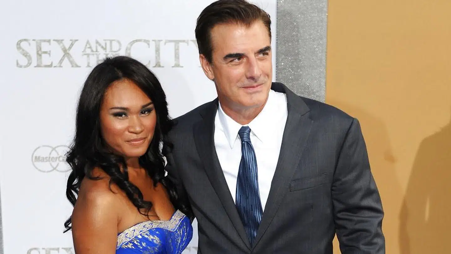 (Arkiv) Chris Noth med sin hustru, Tara Wilson, tilbage i 2010.