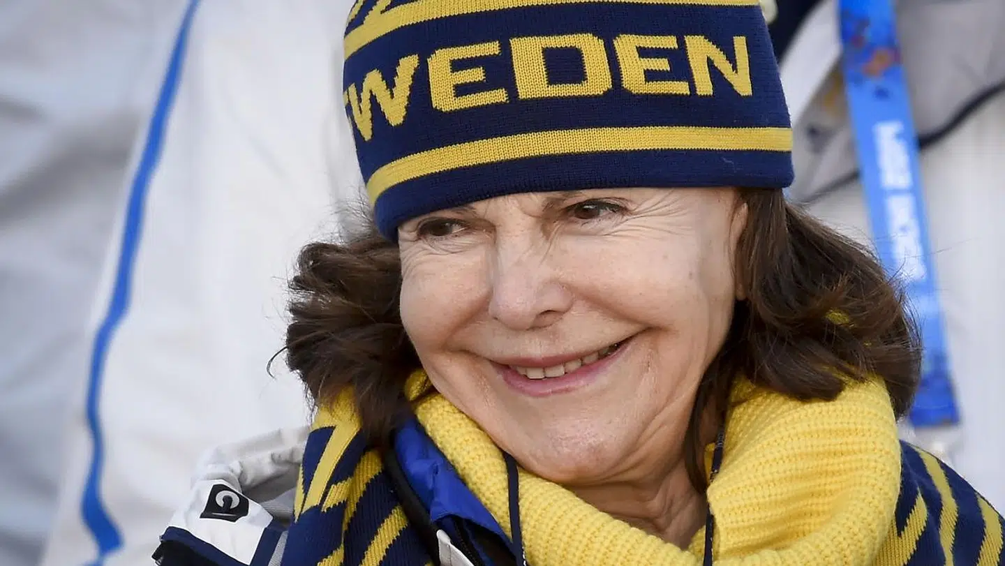 Den svenske dronning Silvia er glad for både at se skisport og udføre aktiviteten selv. Her fotograderet under Vinter OL i 2014.